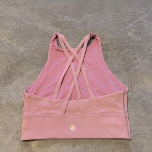 Lululemon cropped workout shirt/sports bra. XS